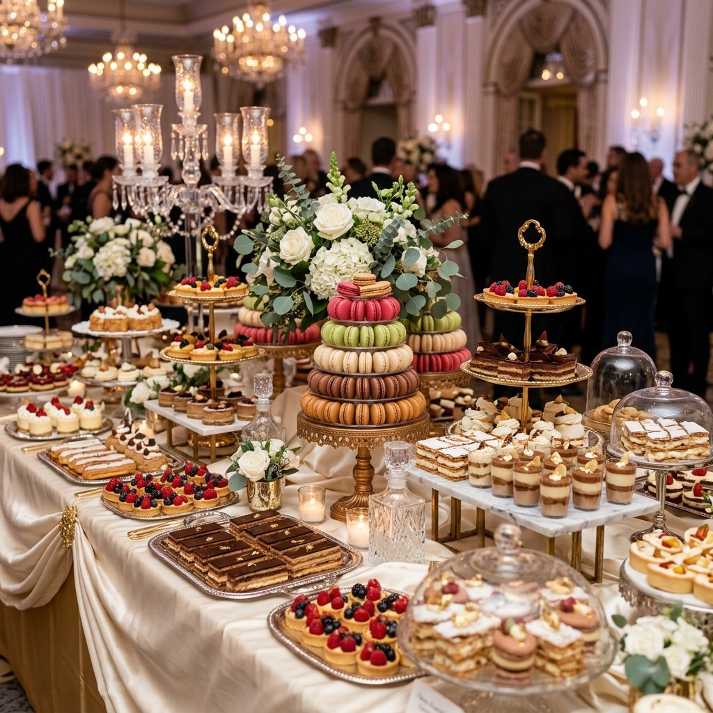 Dessert table catering