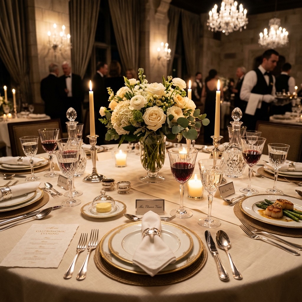 Fine Dining Setup by DAPATEL Catering